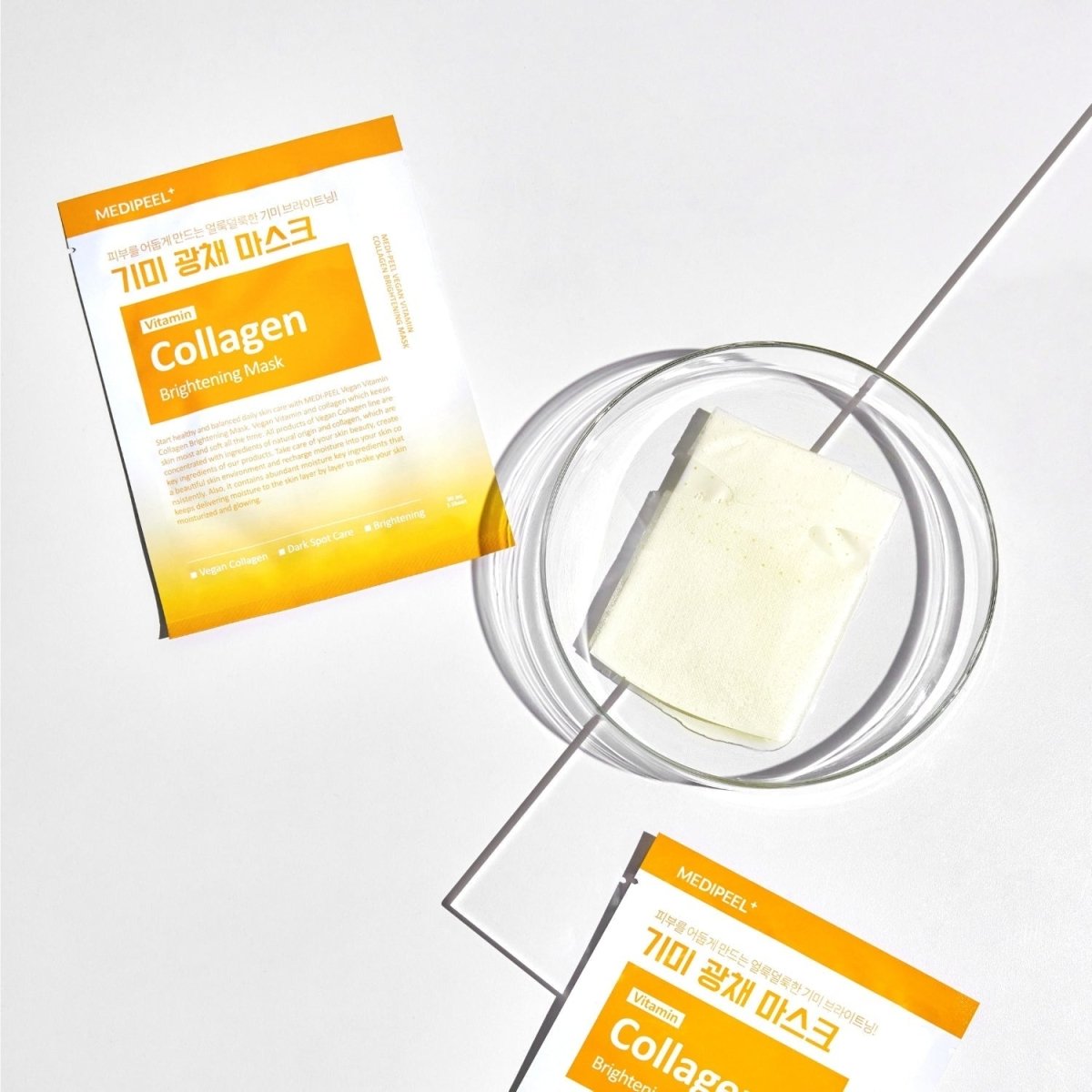 MEDIPEEL+ Vegan Vitamin Collagen Brightening Mask 1pc | La Cosmetique