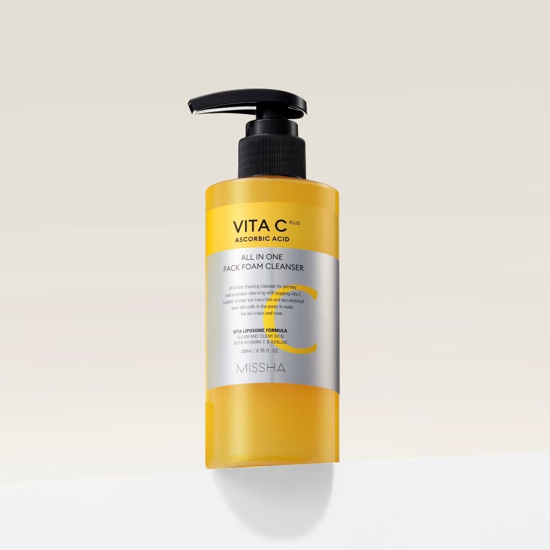 Missha Vita C Plus All In One Pack Foam Cleanser 200ml | La Cosmetique
