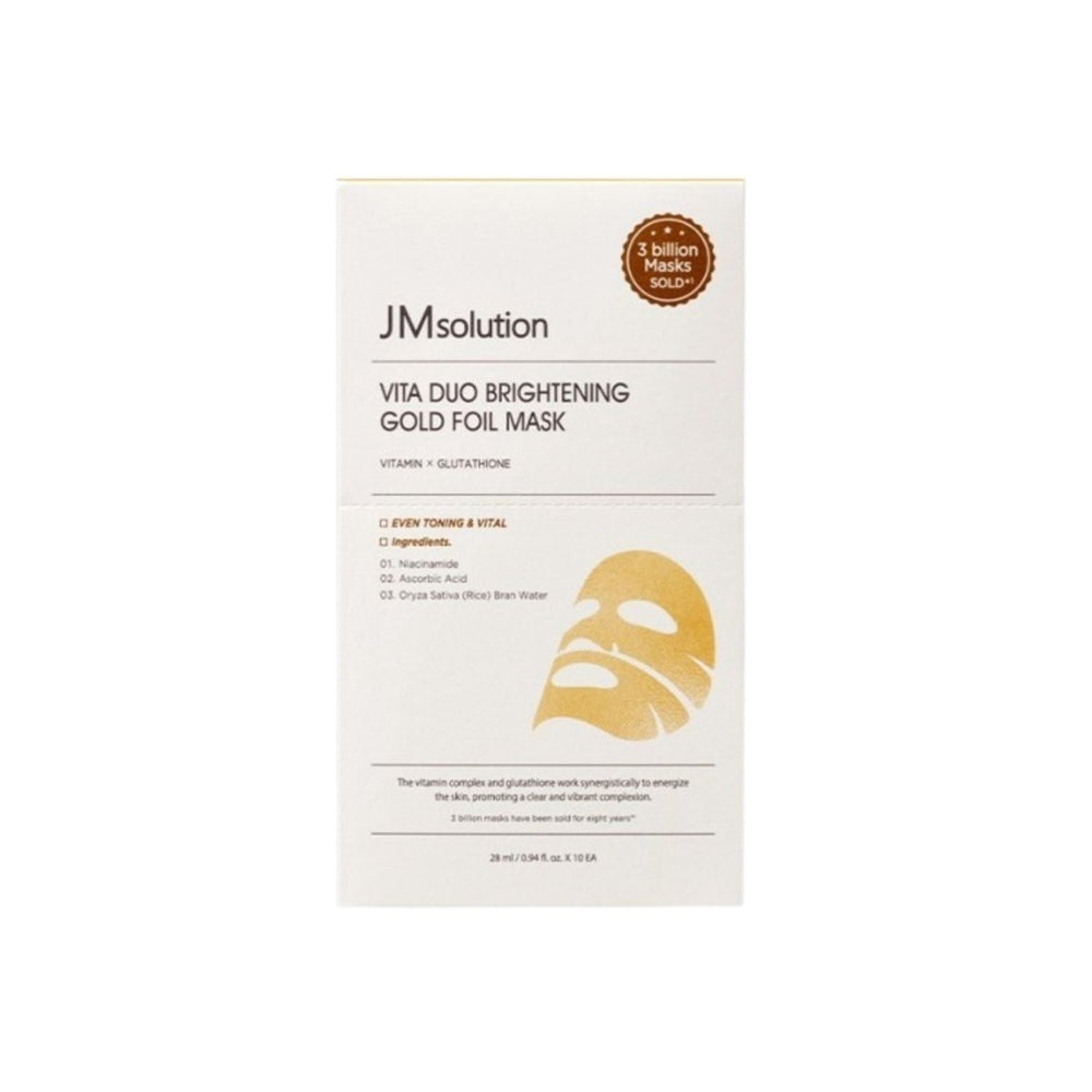 Vita Duo Brightening Gold Foil Mask Box [10pcs]