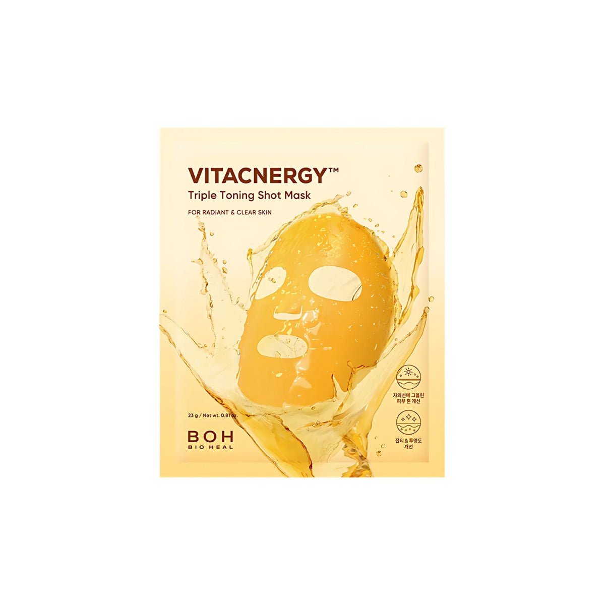 Bioheal BOH Vitacnergy Triple Toning Shot Mask [1pc] | La Cosmetique