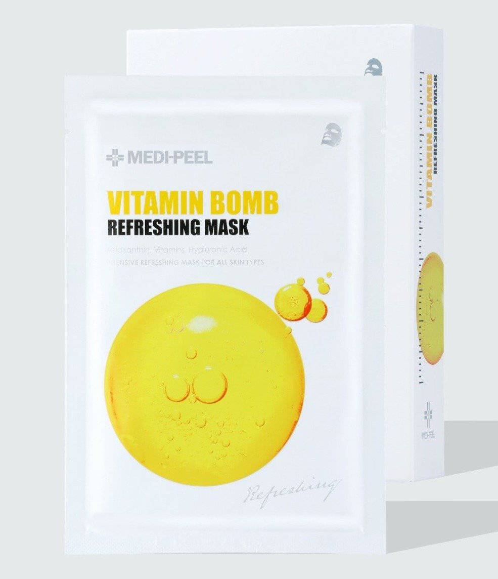 MEDIPEEL+ Vitamin Bomb Refreshing Mask 25ml x 10ea | La Cosmetique
