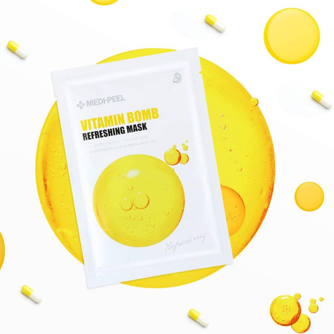 MEDIPEEL+ Vitamin Bomb Refreshing Mask 25ml x 10ea | La Cosmetique