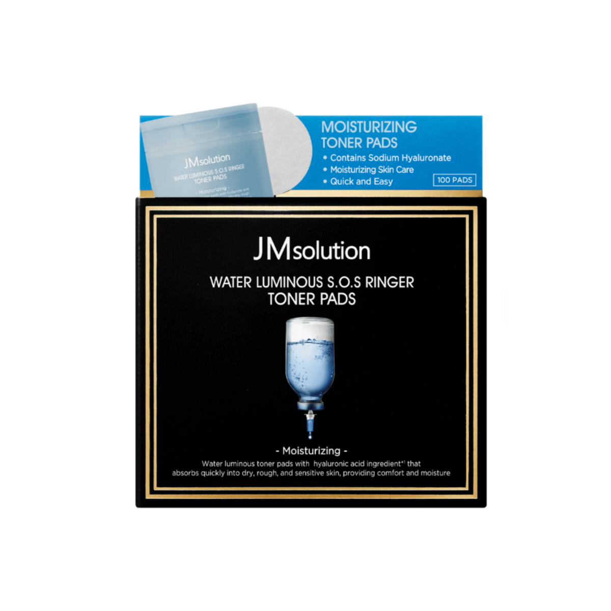 JMsolution Water Luminous S.O.S Ringer Toner Pads [100 Pads] | La Cosmetique