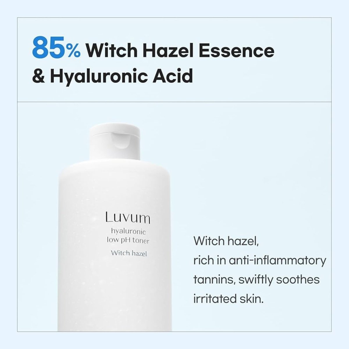 Luvum Witch Hazel Hyaluronic Low Ph Toner 300Ml | La Cosmetique