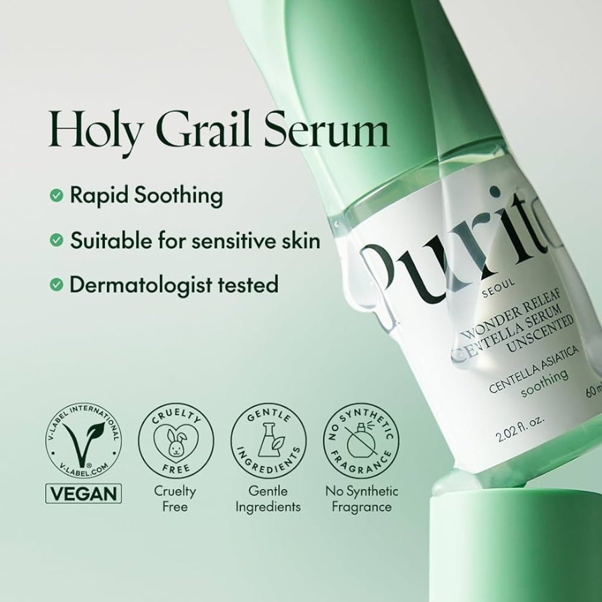 Purito Seoul Wonder Releaf Centella Serum Unscented | La Cosmetique