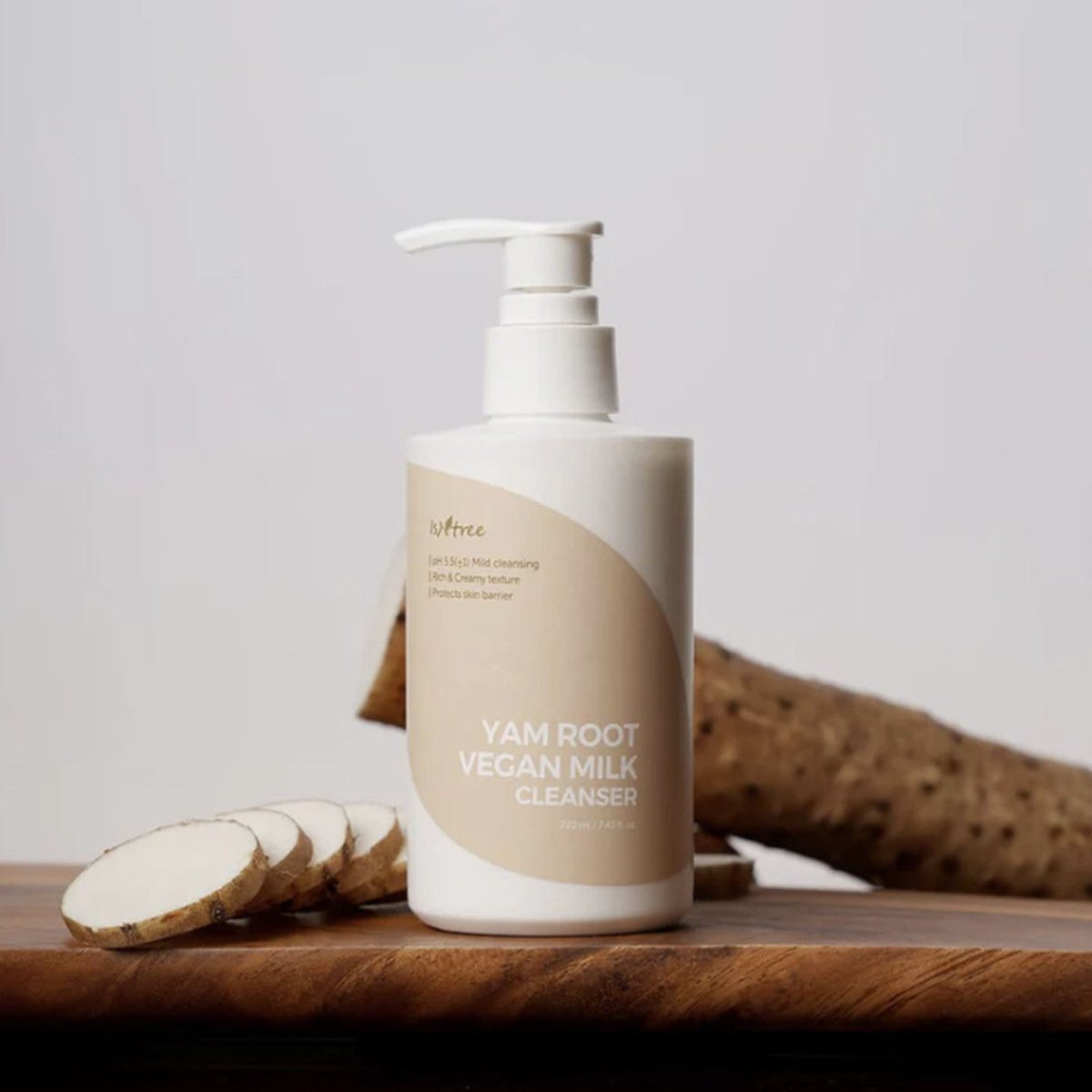 Isntree Yam Root Vegan Milk Cleanser 220ml | La Cosmetique