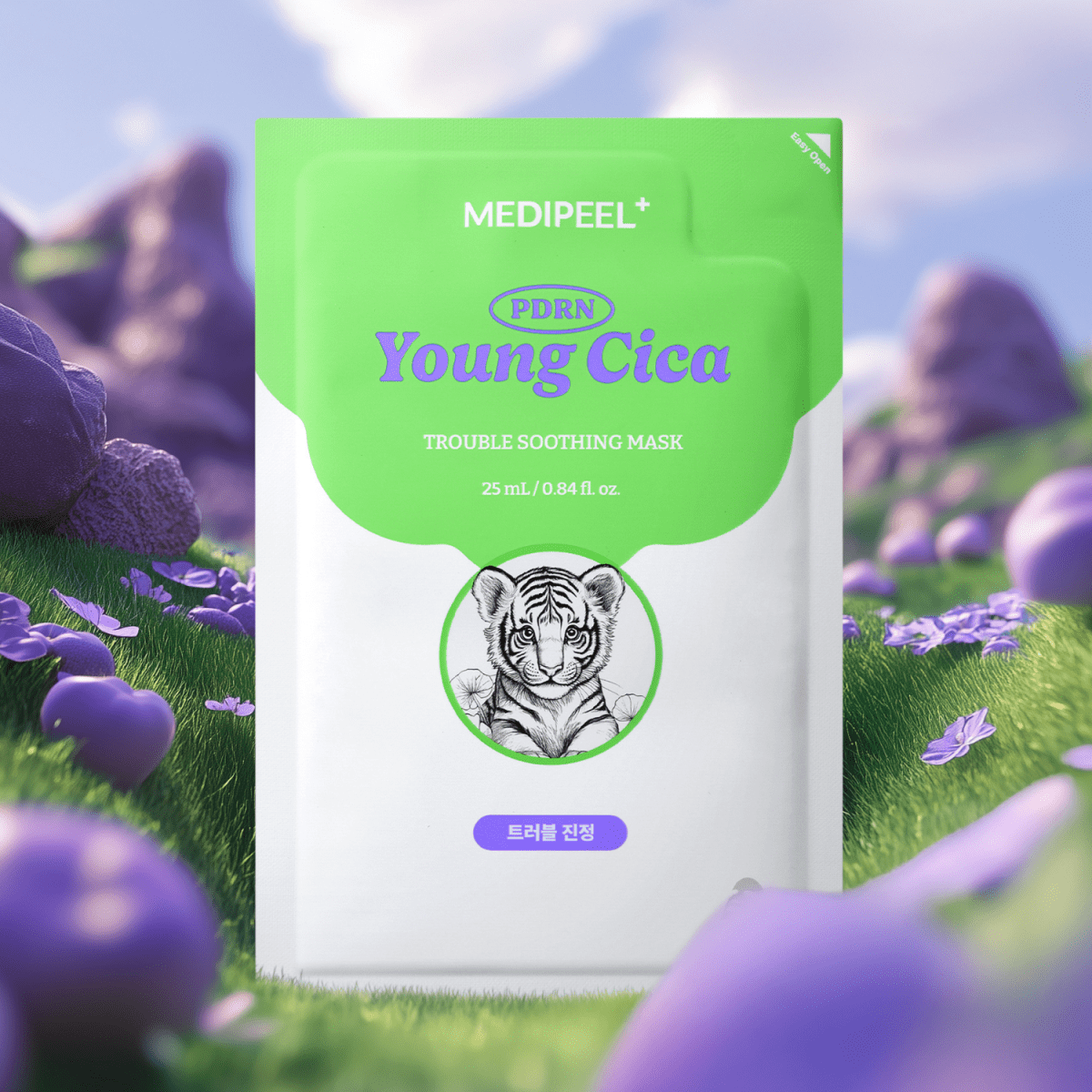 MEDIPEEL+ Young Cica PDRN Trouble Soothing Mask [1pc] | La Cosmetique