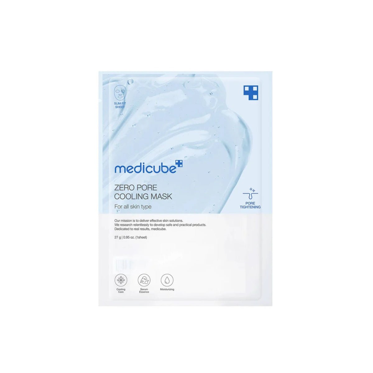 Medicube Zero Pore Cooling Mask [1pc] | La Cosmetique