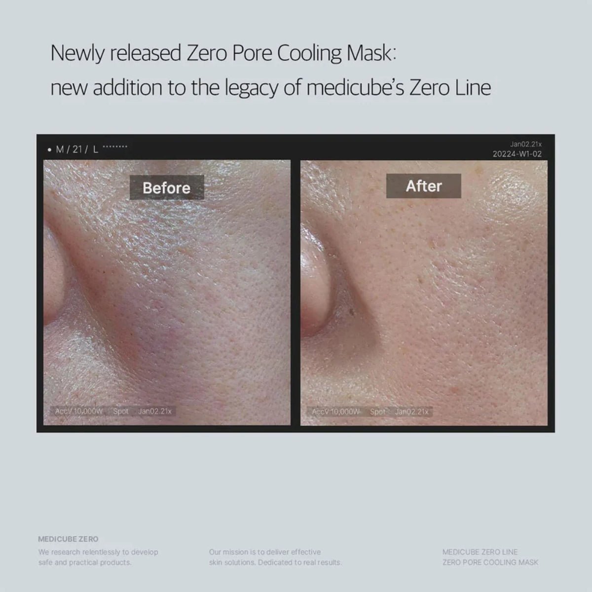 Medicube Zero Pore Cooling Mask [1pc] | La Cosmetique