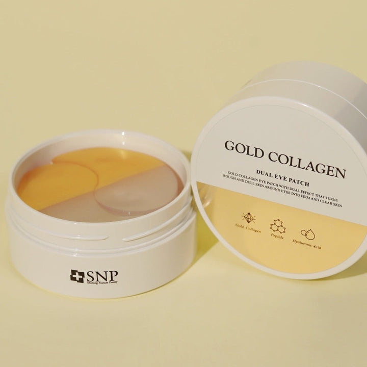 SNP Gold Collagen Dual Eye Patch 60ea - La Cosmetique