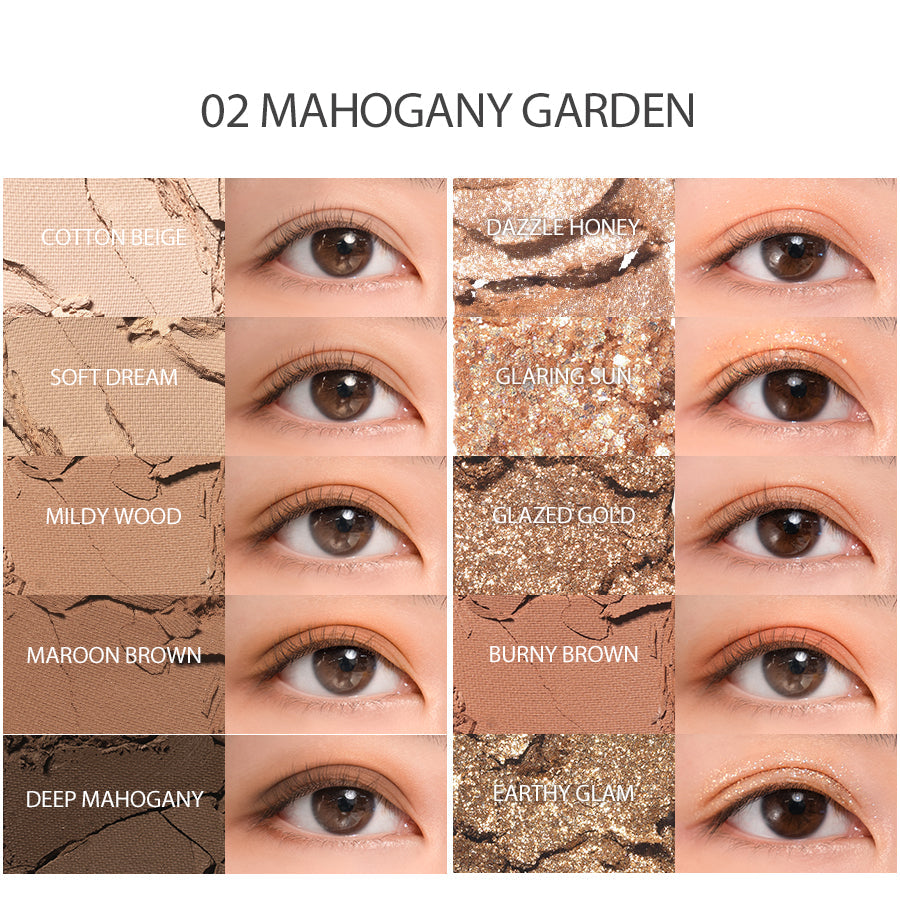 Rom&ndBetter Than Palette 02 Mahogany Garden - La Cosmetique