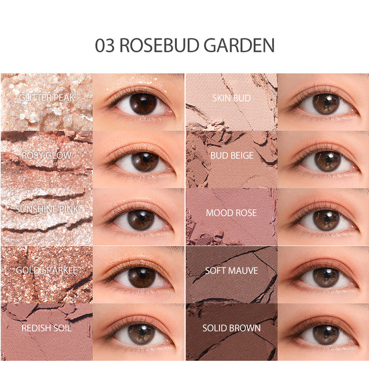 Rom&ndBetter Than Palette 03 Rosebud Garden - La Cosmetique