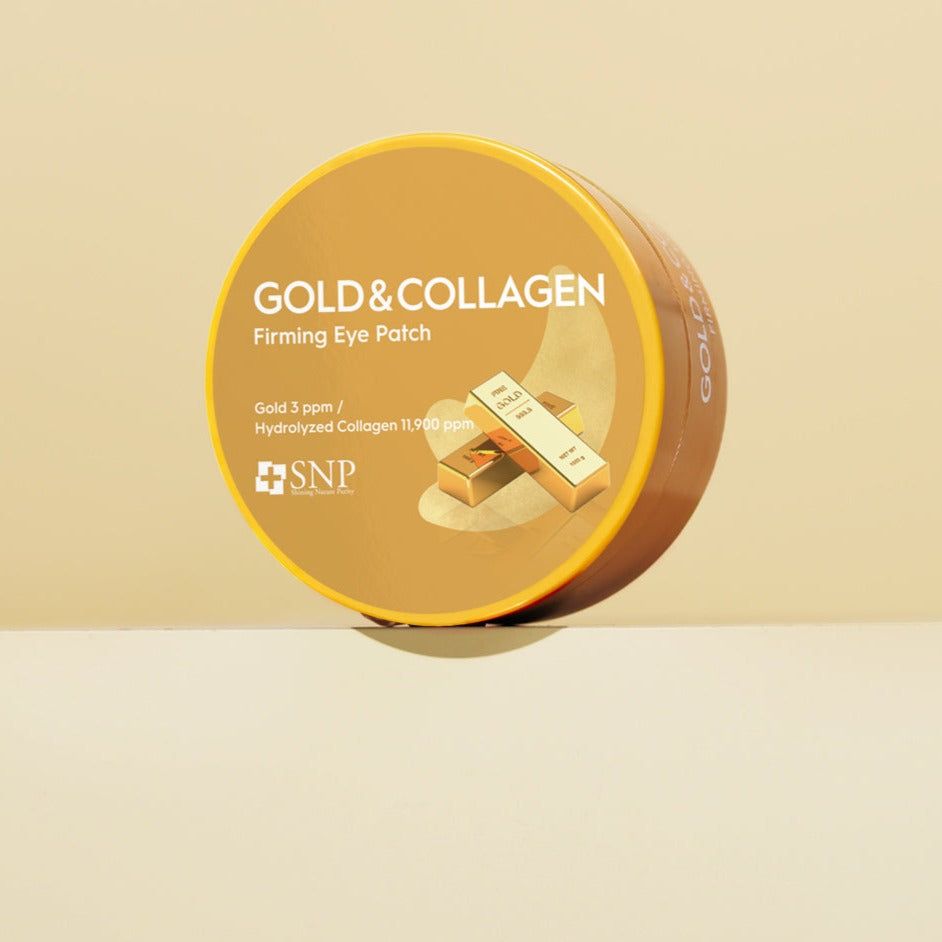 SNP Gold Collagen Firming Eye Patch 60ea - La Cosmetique