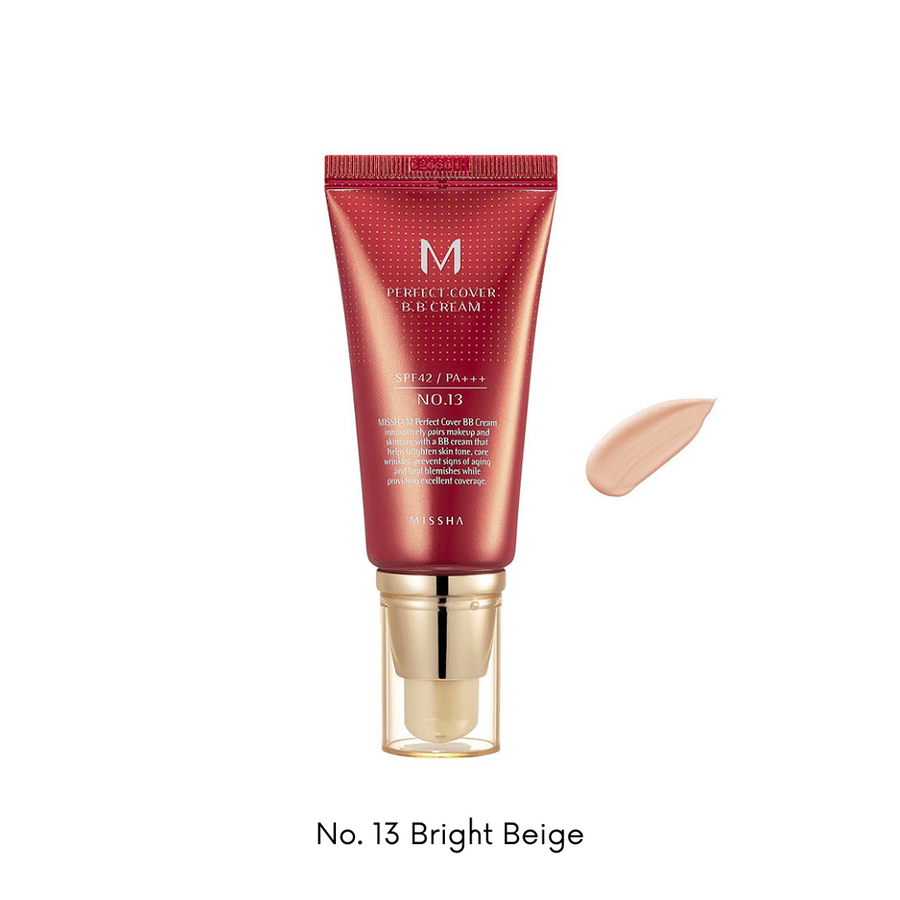 Missha M Perfect Cover BB Cream SPF42 PA+++ 50ml (4 Colours) - Shop K-Beauty in Australia