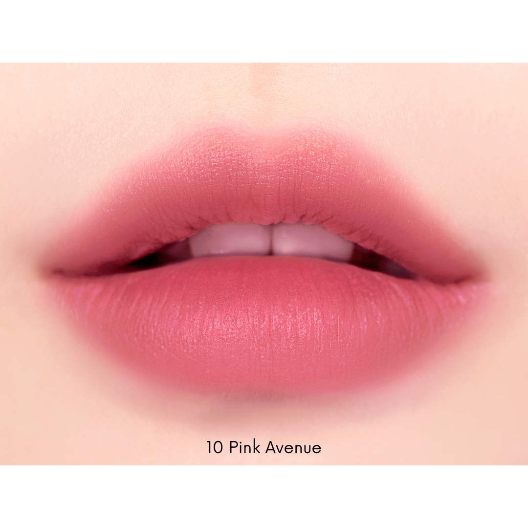 Peripera Ink Mood Matte Stick lipstick in a vibrant shade, showcasing its sleek, bullet-shaped design and smooth matte finish.