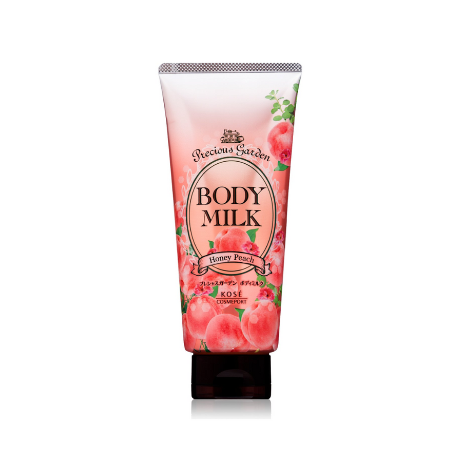 KOSE Precious Garden Body Milk Honey Peach 200g - Shop K-Beauty in Australia