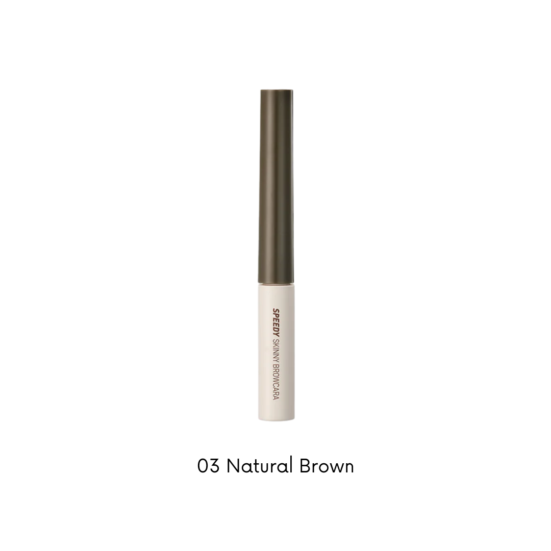 Peripera Speedy Skinny Browcara for eyebrows with precise, slim brush for natural, defined eyebrow grooming.