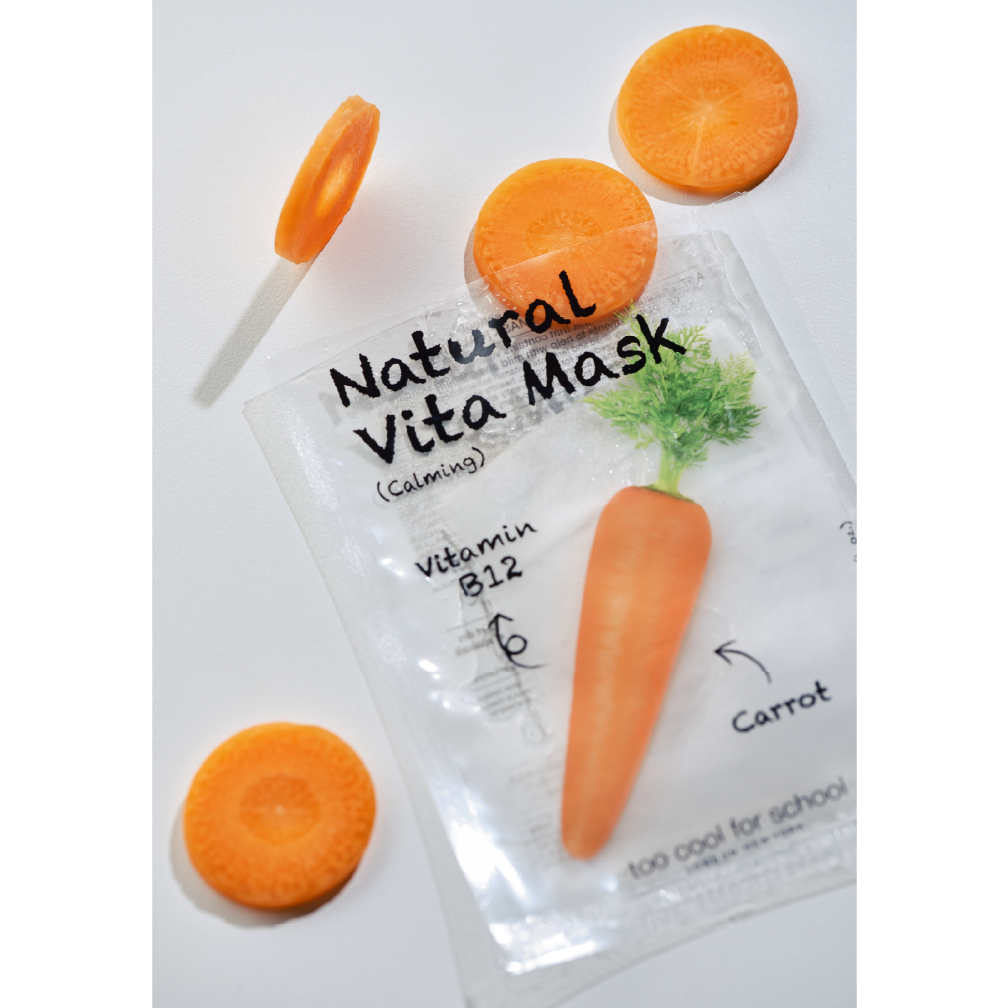 Too Cool For SchoolNatural Vita Mask Calming 1pc - La Cosmetique