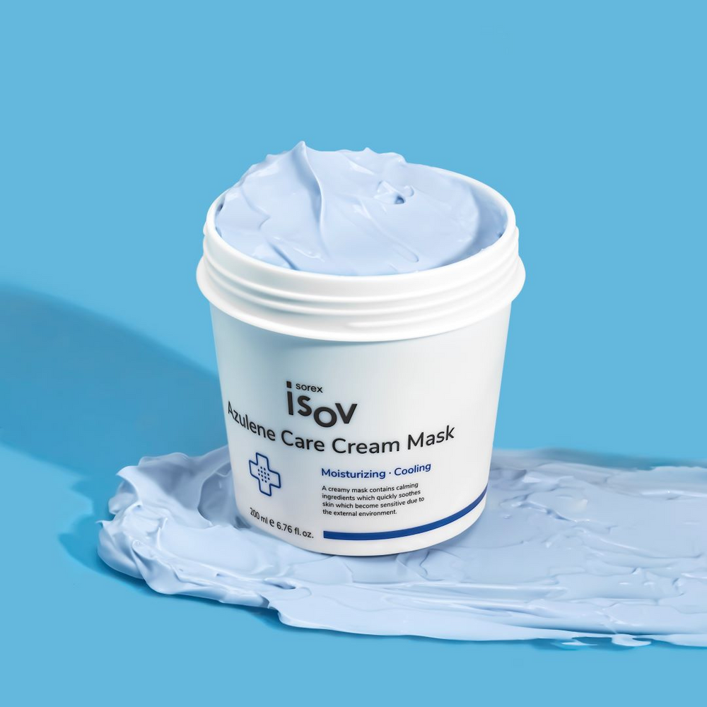 ISOV Azulene Care Cream Mask  200ml Expert - Shop K-Beauty in Australia