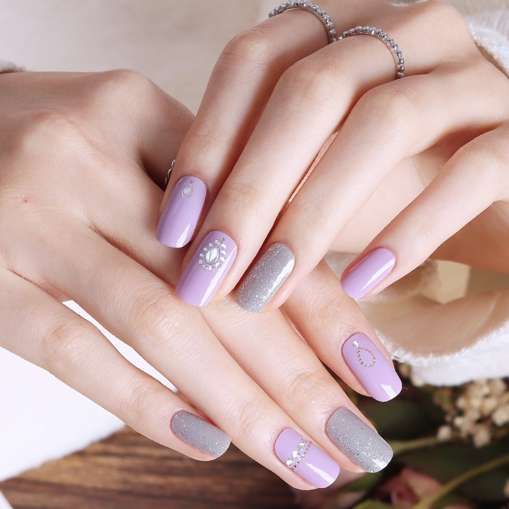 Glossy BlossomGel Nail Strips - Aurora Illusion - La Cosmetique