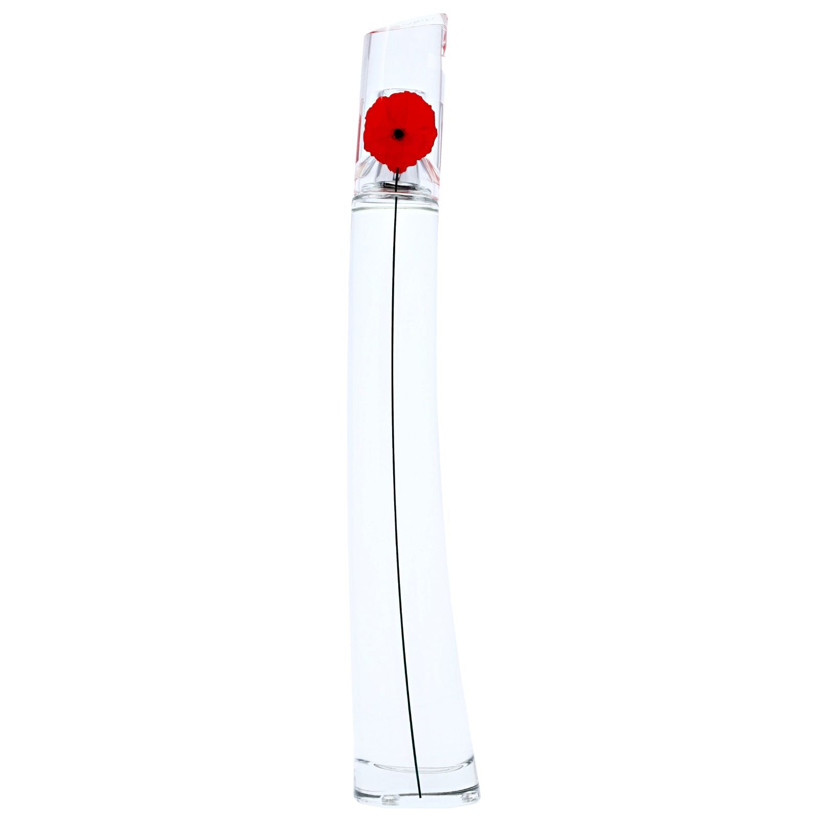 Kenzo Flowers Eau de Parfum refillable spray bottle, 100ml, showcasing the floral body fragrance with a sleek design.