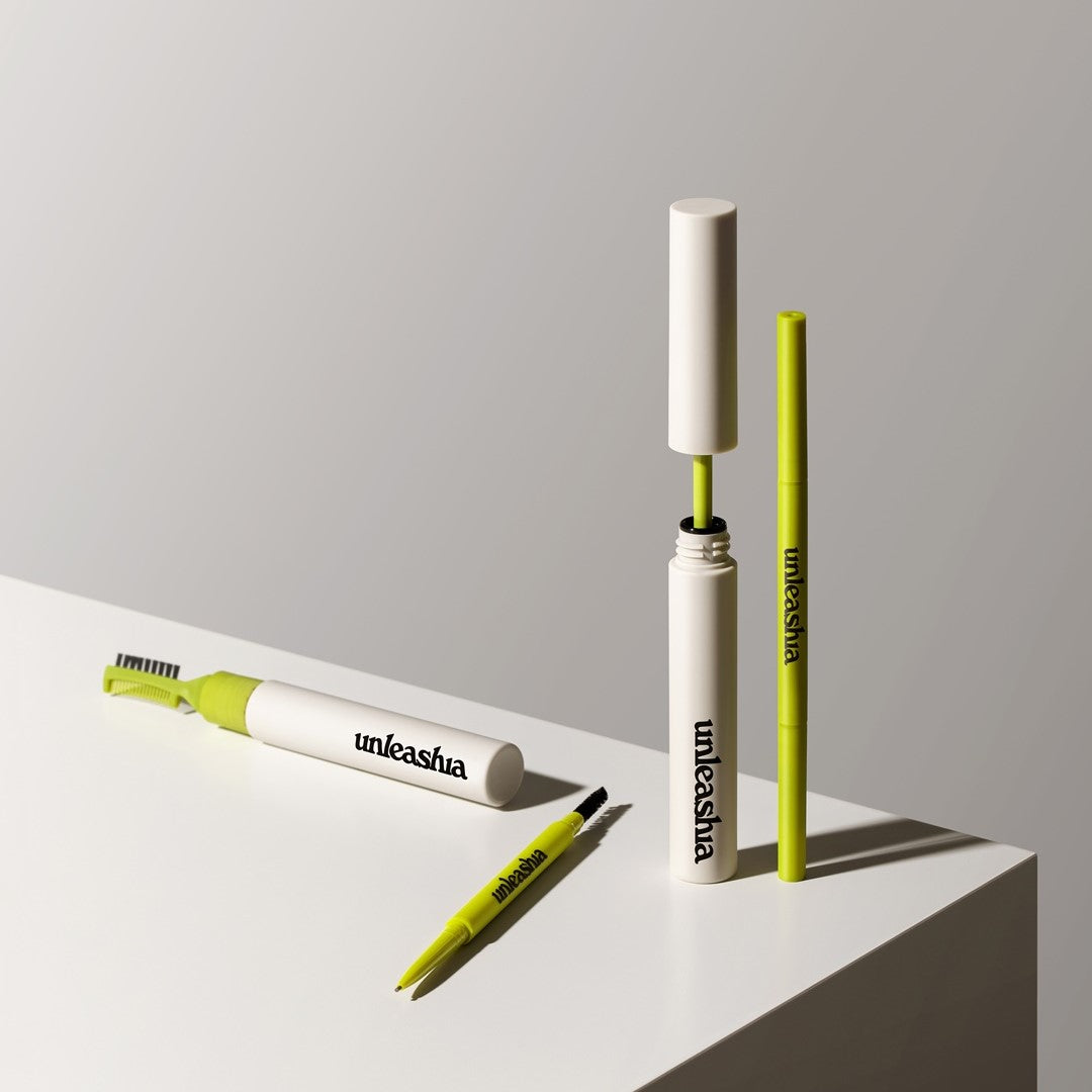 Unleashia Shaper Pomade Eyebrow Fixer No.1 in clear, natural-looking eyebrow gel with precise shaping and hold.