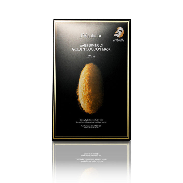 JM SolutionWater Luminous Golden Cocoon Mask Black (10 sheets/box) - La Cosmetique