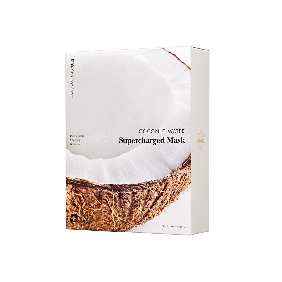 SNP Coconut Water Supercharged Mask 10pcs/Box - La Cosmetique