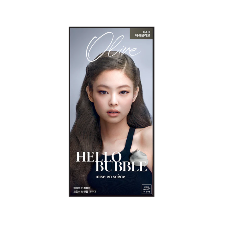 Mise-En-SceneAll New Hello Bubble 6AO Ash Olive 30g - La Cosmetique