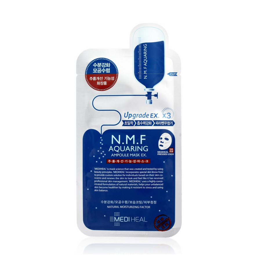 MedihealN.M.F Aquaring Ampoule Mask EX 1 sheet (27ml) - La Cosmetique