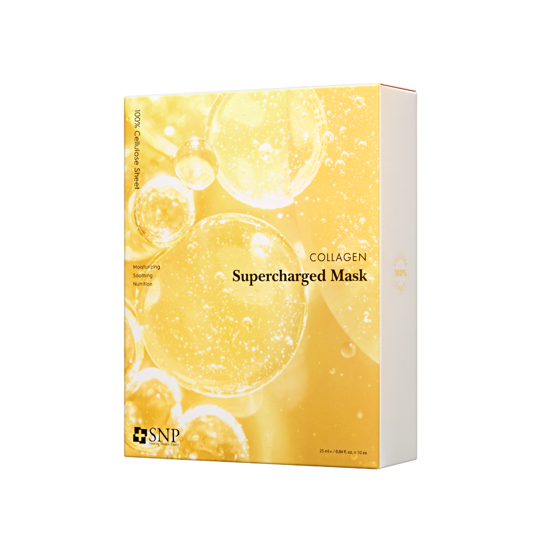 SNP Collagen Supercharged Mask 10pcs/Box - La Cosmetique