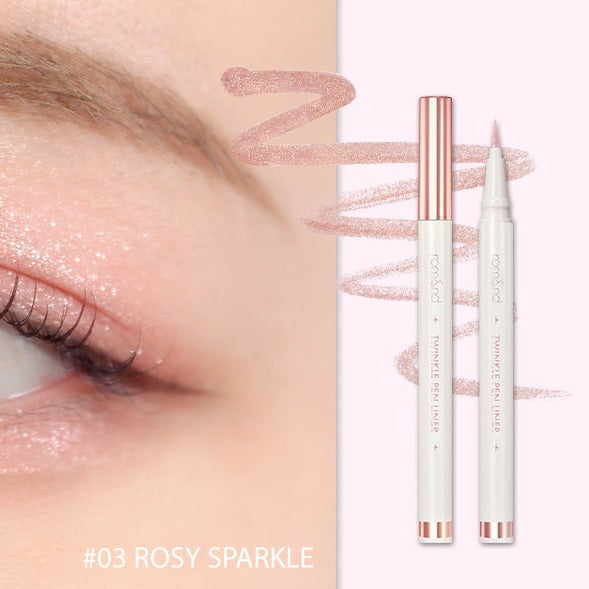 Rom&nd Twinkle Pen Liner in Rosy Sparkle 03