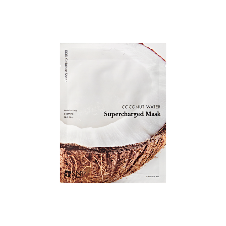 SNP Coconut Water Supercharged Mask 10pcs/Box - La Cosmetique