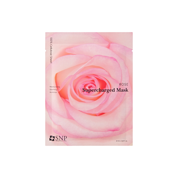 SNP Rose Supercharged Mask 10pcs/Box - La Cosmetique