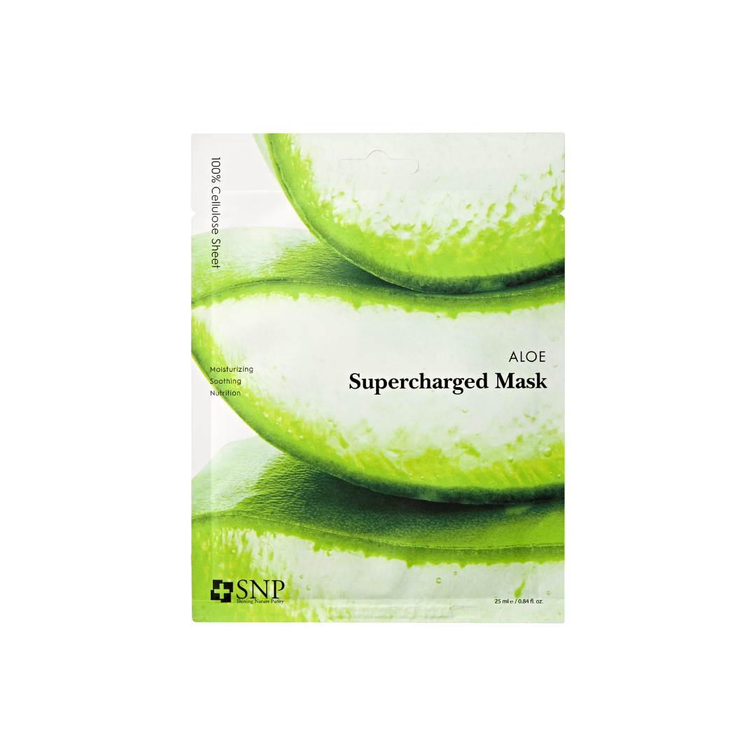 SNP Aloe Supercharged Mask 10pc/Box - La Cosmetique!