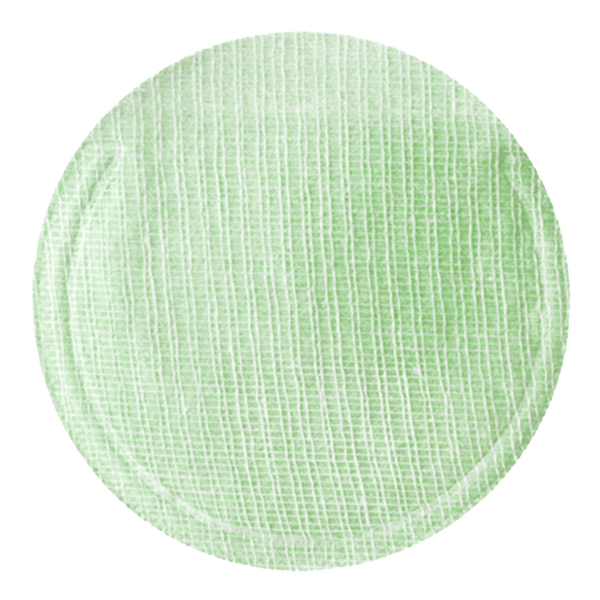 NEOGEN Green Tea Moist PHA Gauze Peeling pads for exfoliation, showing three gauze pads with green tea extract on the surface.