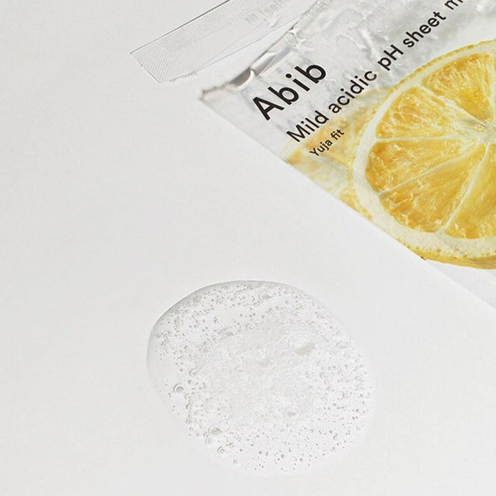 AbibMild Acidic pH Sheet Mask Yuja Fit  (10pc/box) - La Cosmetique