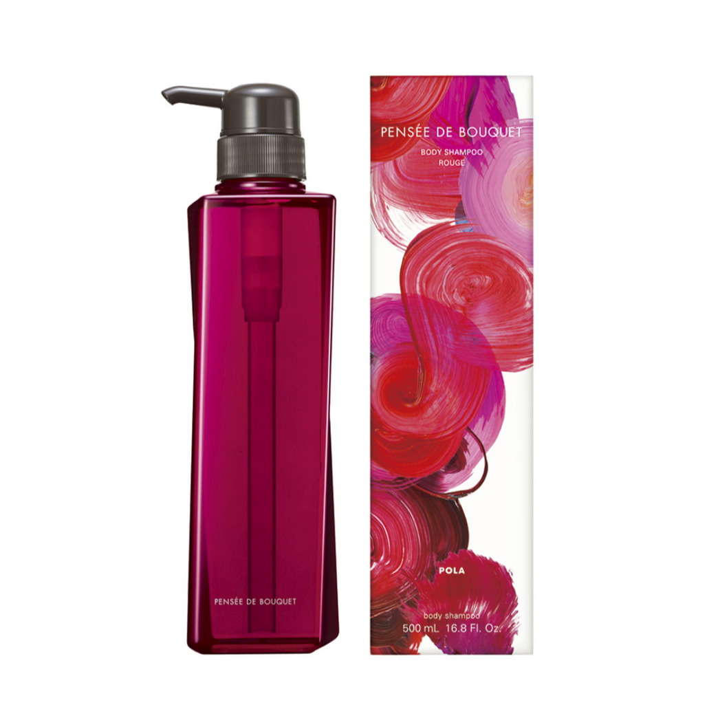 PolaPensee De Bouquet Body Shampoo Rouge Rose 500ml - La Cosmetique