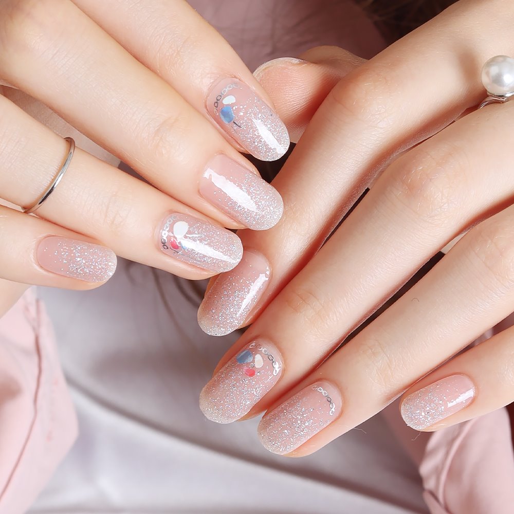 Glossy BlossomGel Nail Strips - Rising Light - La Cosmetique