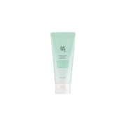 Beauty of Joseon Green Plum Refreshing Gel and Foam Cleanser, vibrant green bottle with foaming and gel textures visible.