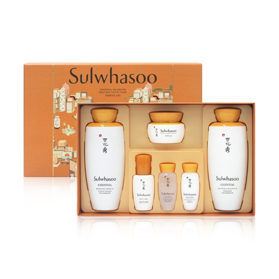 SulwhasooEssential Balancing Daily Routine Set (6-Piece Set) - La Cosmetique