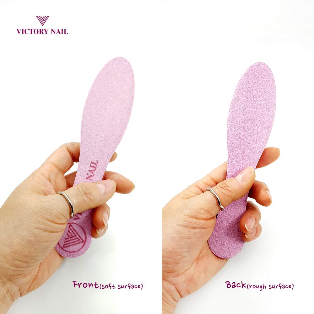 Victory Nail ceramic foot file for smooth, soft feet, featuring a durable ceramic surface for effective exfoliation in beauty tools.