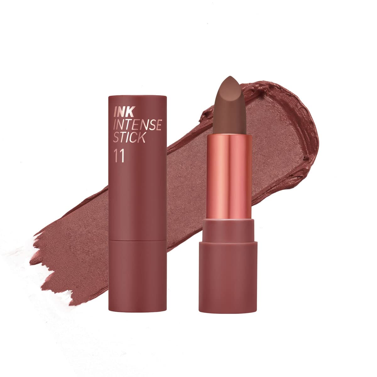 Peripera Ink Velvet Intense Stick lipstick in a deep, rich shade with a smooth, velvety finish shown in the image.
