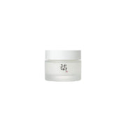 Beauty of Joseon Dynasty Cream face moisturizer in a jar, showing its smooth, creamy texture and elegant packaging.