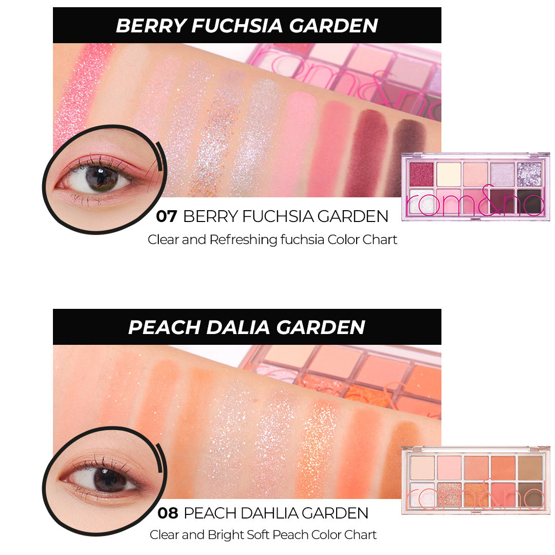 Rom&ndBetter Than Palette #08 Peach Dahlia Garden - La Cosmetique