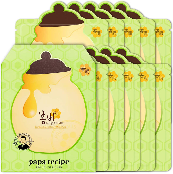 Papa RecipeBombee Green Honey Mask (10pcs/ Box) - La Cosmetique