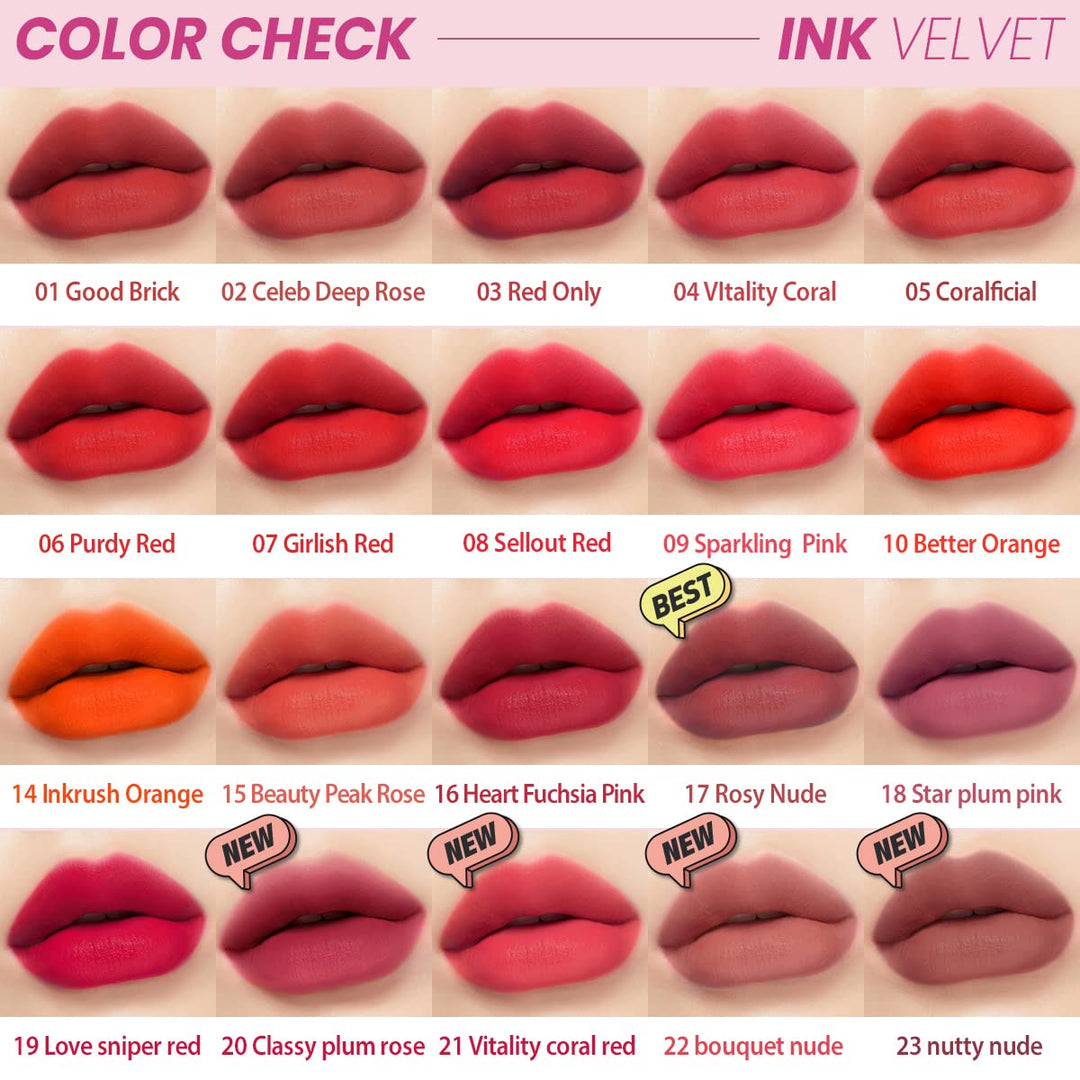Ink Velvet (#17-23) - La Cosmetique