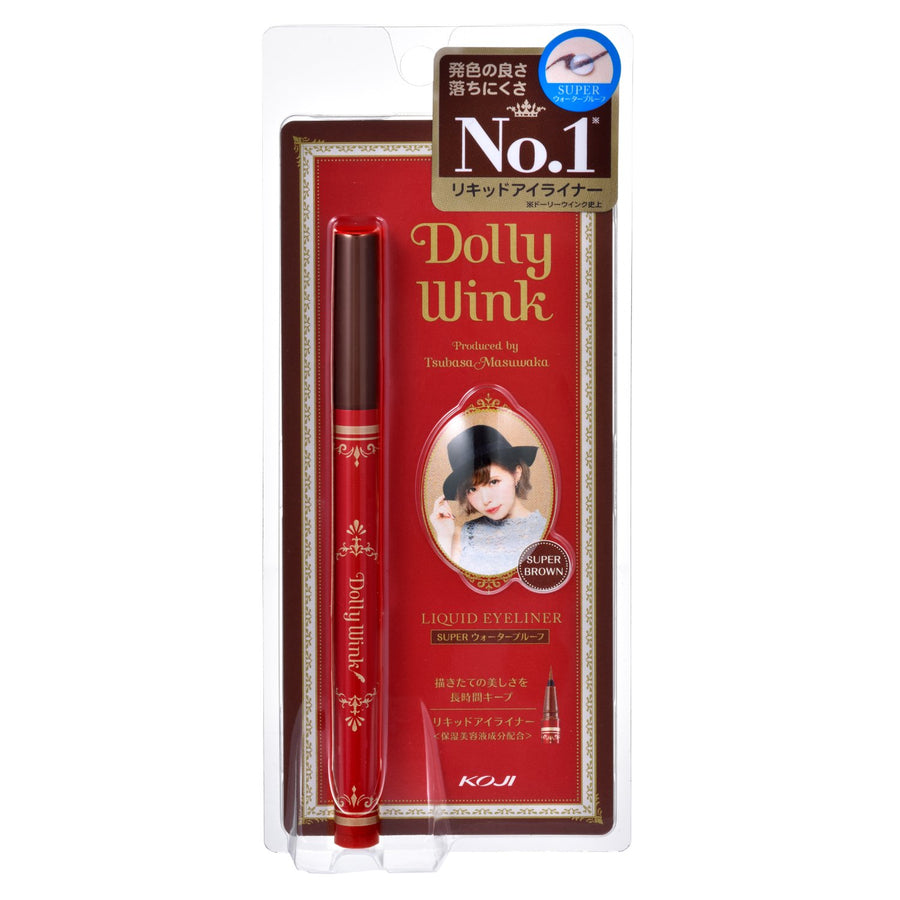 KOJIDolly Wink Liquid Eyeliner Super Brown - La Cosmetique