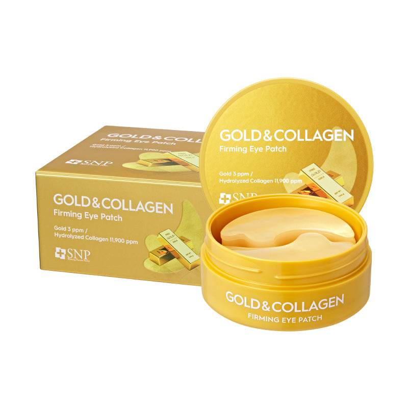 SNP Gold Collagen Firming Eye Patch 60ea - La Cosmetique