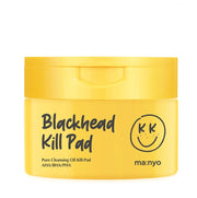 Ma:nyo Blackhead Kill Pad cleansing tissue with 50 pads, showing textured surface for pore cleansing and blackhead removal.